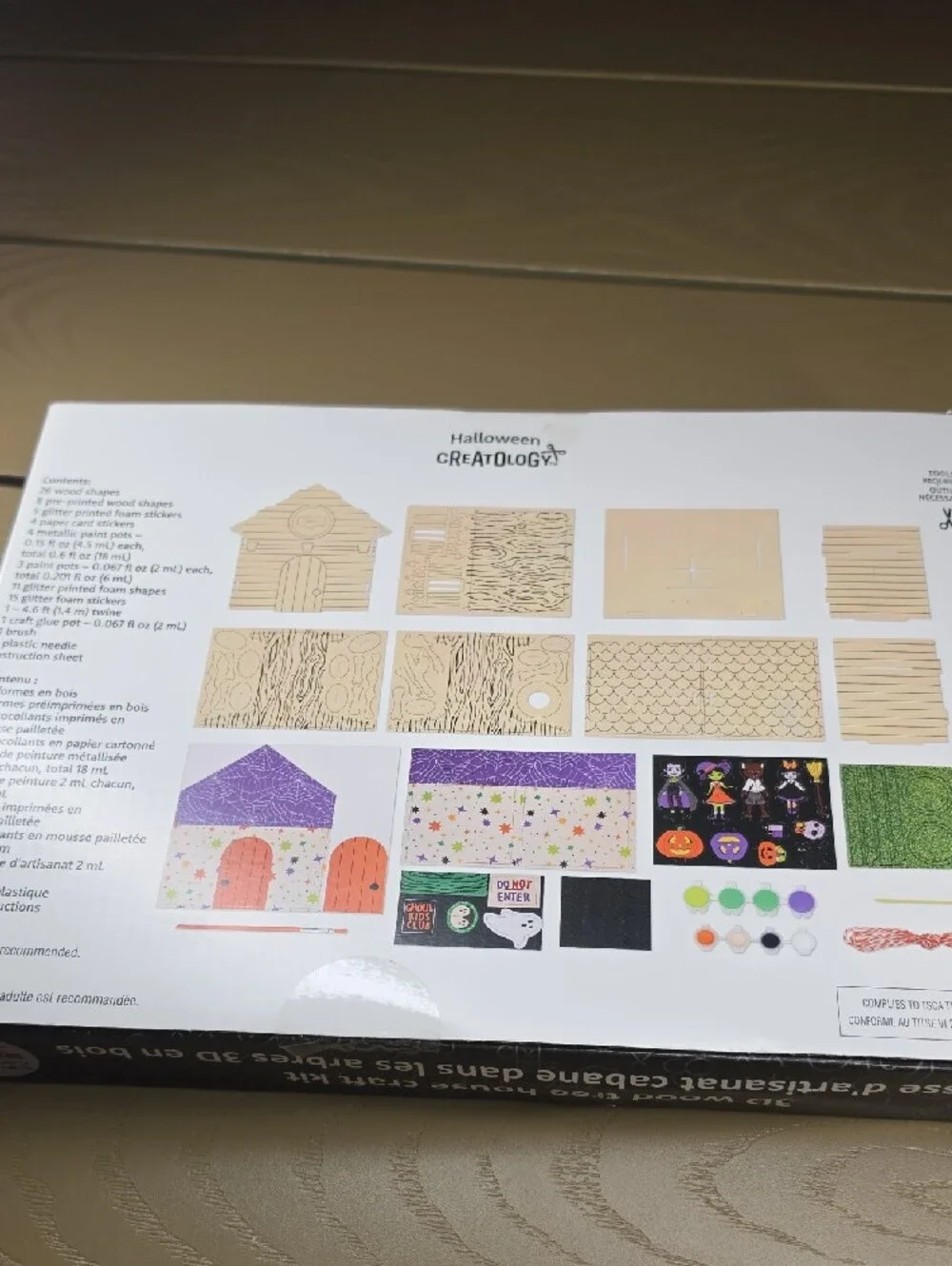 Halloween Craft Kit Set - Black, Orange, Purple, Green